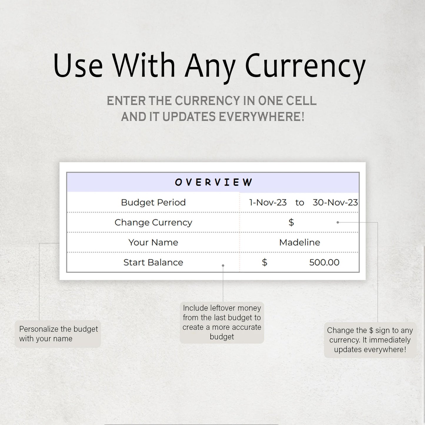 Simple 1-Tab Budget Planner Google Sheets – Track Income, Expenses & Savings Easily
